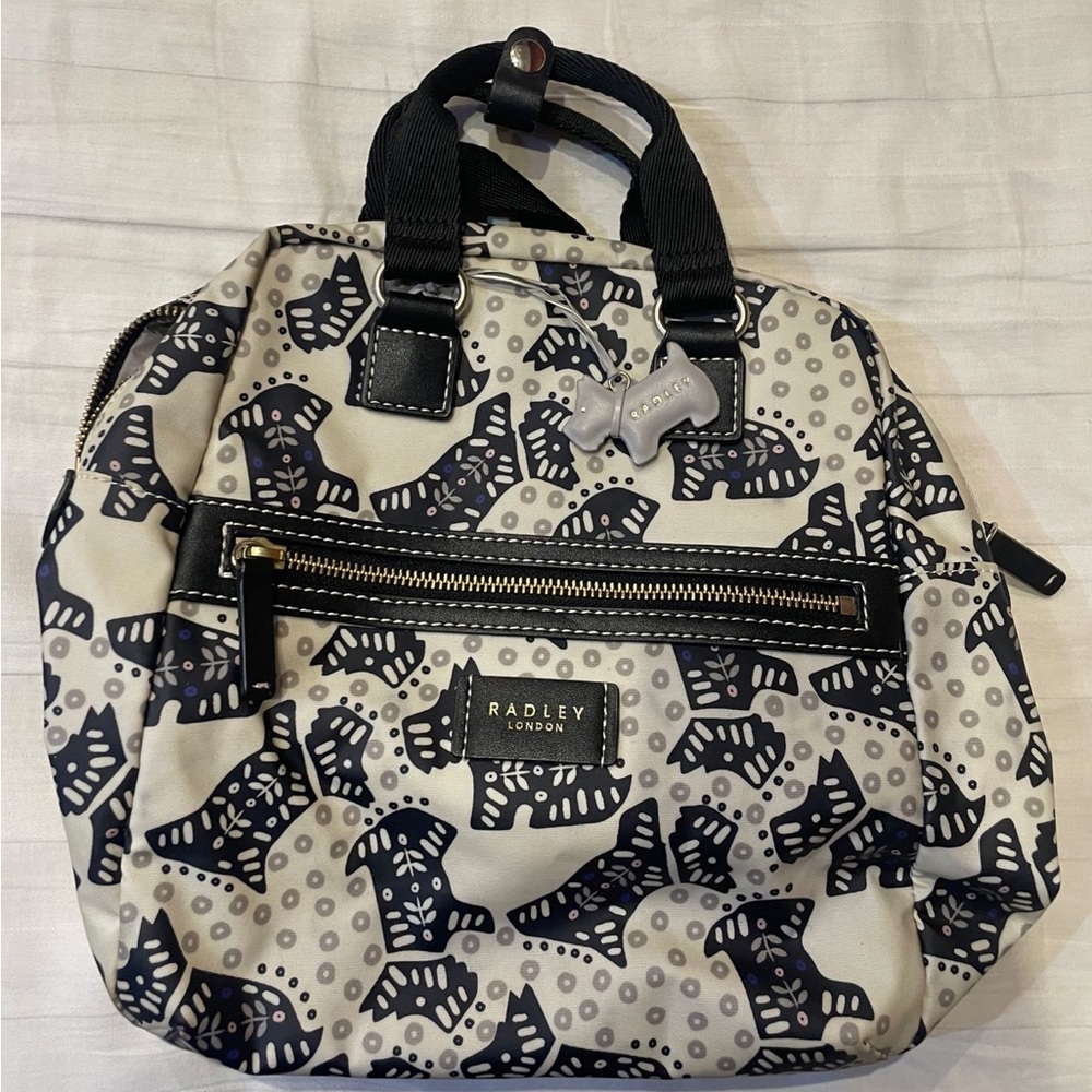 Radley London dog print backpack
